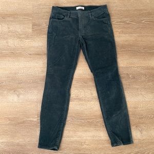 Loft Modern skinny corduroy pants size 6